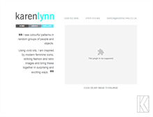 Tablet Screenshot of karenlynn.co.uk